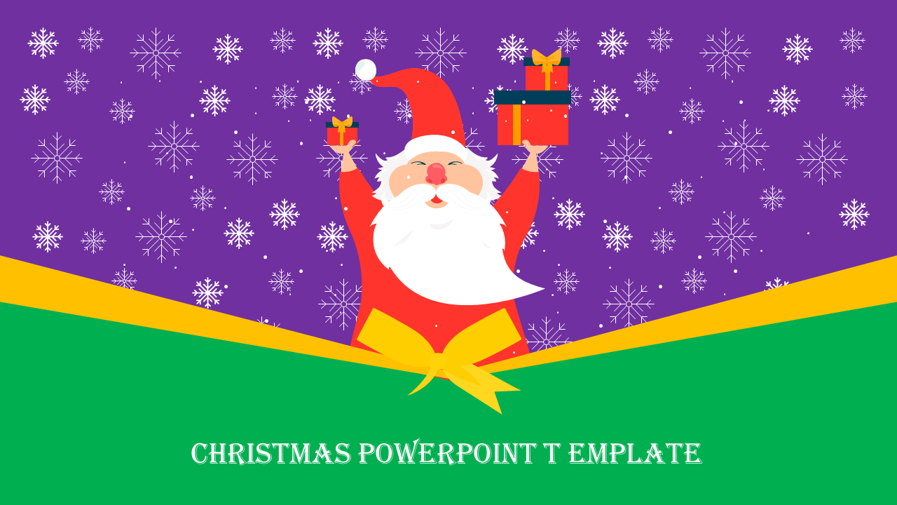 Innovative Christmas Party PowerPoint Template Presentation